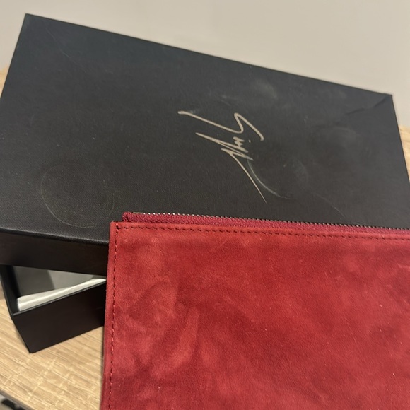 Brand New Burgundy Giuseppe Zanotti Pouch - Picture 5 of 7